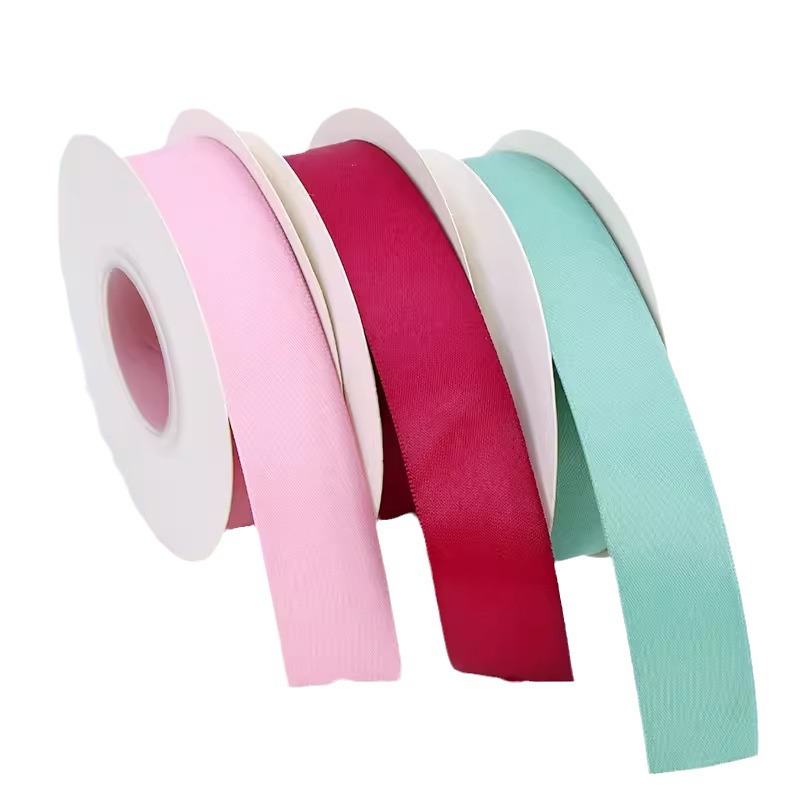 Nueva cinta de algodón de poliéster caja de pastel de cumpleaños regalo de flores arco tocado de regalo hecho a mano ramo de regalo cinta cinta