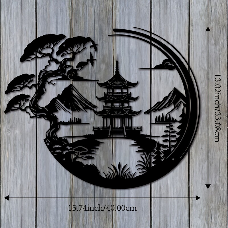 Cross-Border Popular Metal Iron Art Cutting Crafts, Mural Silhouette Art, Bedroom and Living Room Hanging Decorative Wall Art