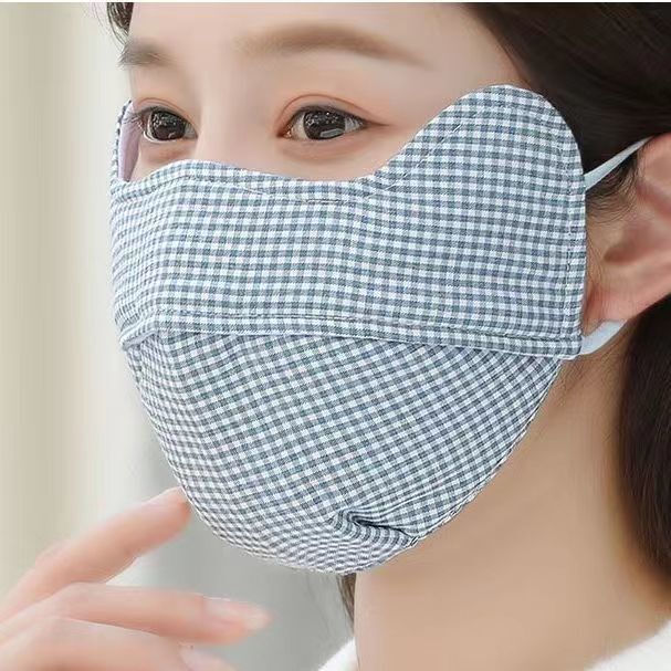Cold-proof Warm Mask Women's Thickened Pure Cotton Breathable Pure Cotton Personalized Dust-proof Anti-haze Winter Riding Washable