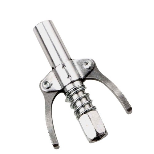 Double-handle locking clamp type high-pressure grease nozzle electric pneumatic butter gun nozzle butter machine flat mouth flat head grease nozzle
