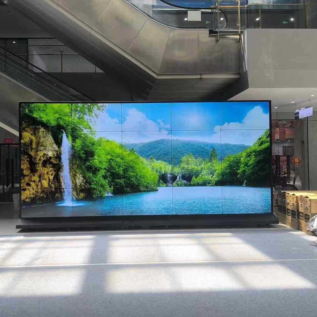 京东方深圳工厂3.5mm超窄边多媒体会议室用大屏幕55寸液晶拼接屏