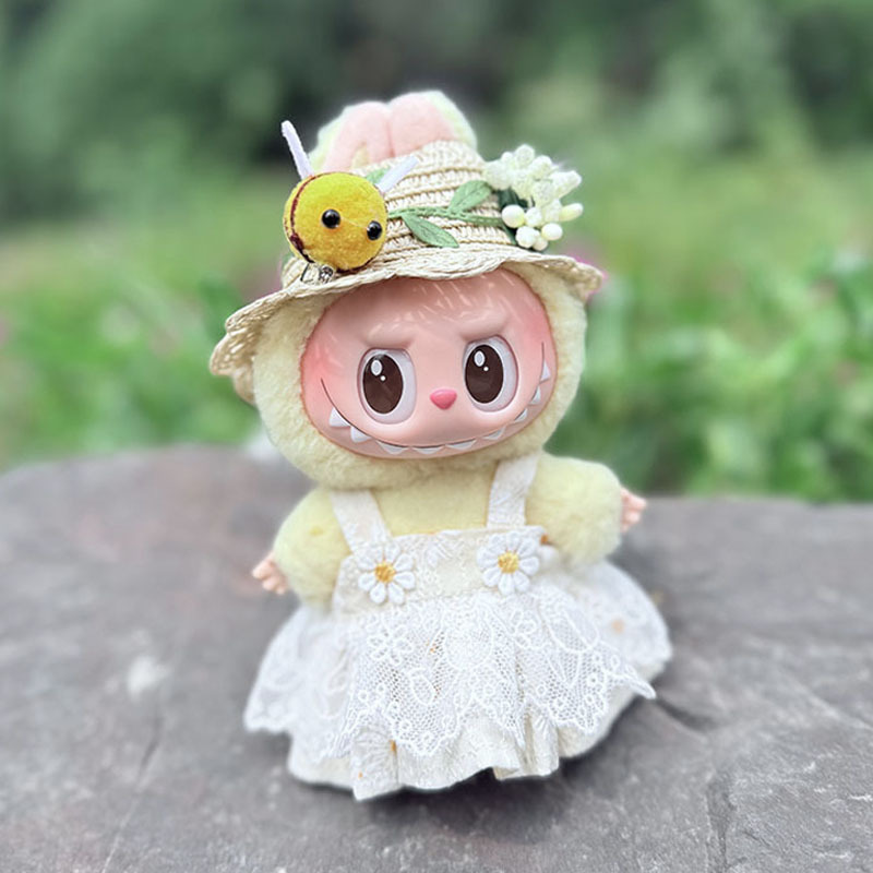 仅衣服] 一/二代La布布衣服挂件拉布布坐坐派对娃衣挂件草莓熊萌|undefined