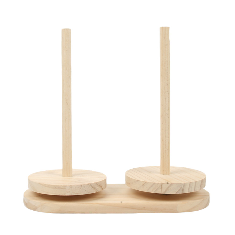 Herramienta auxiliar de tejido manual desmontable marco de eje giratorio de lana portátil bobina de plástico de lana