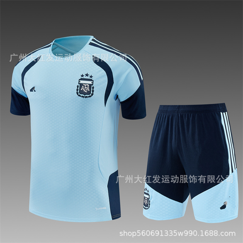 2627 Argentino Azul claro de manga corta
