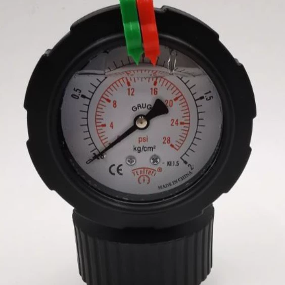 Радиальный ударопрочный мембранный манометр указатель манометра масла для обычной обработки высокотемпературная маслонаполненная диафрагма из нержавеющей стали