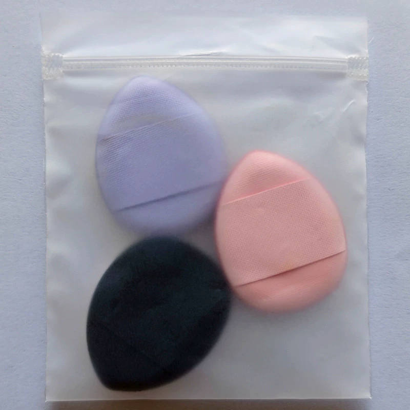 Thumb Puff Finger Sponge, Soft Mini Makeup Applicator, Random Pastel Colors, Single or Bag Pack