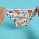 Sunshine chrysanthemum baby cartoon printing training study pants baby urine-proof bread pants manufacturers straight hair