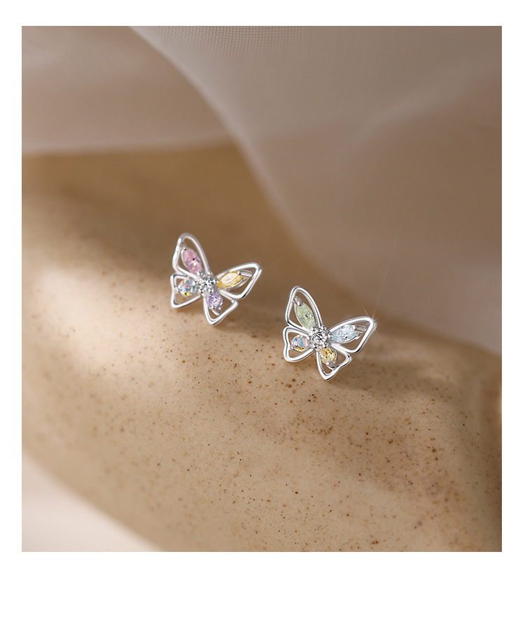 Fashion Butterfly Brass Plating Ear Studs 1 Pair display picture 5