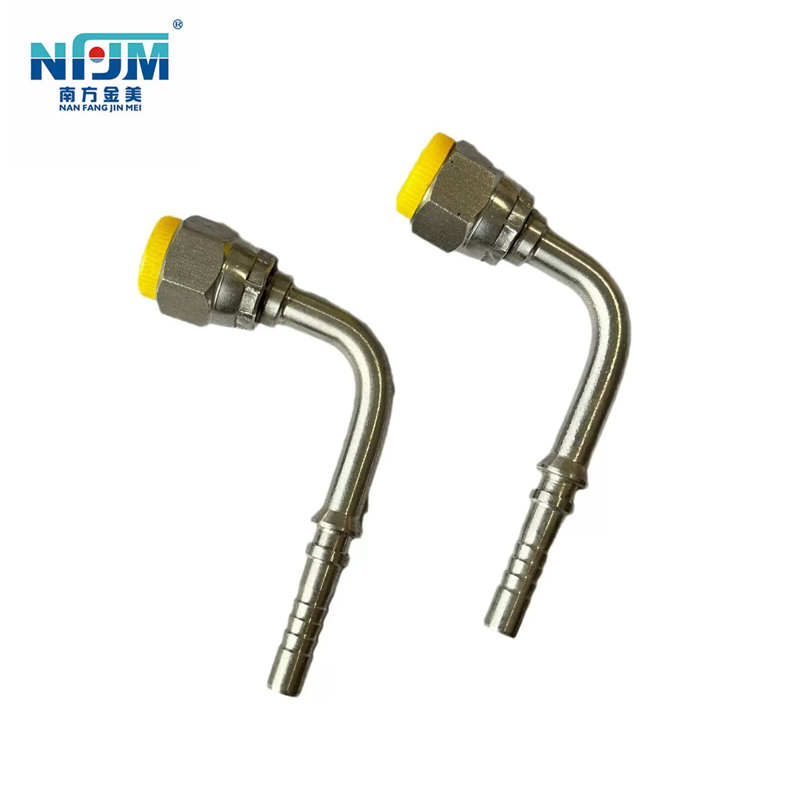 90度弯头油管接头液压管H型高压管接头直通直角弯头永华标准接头