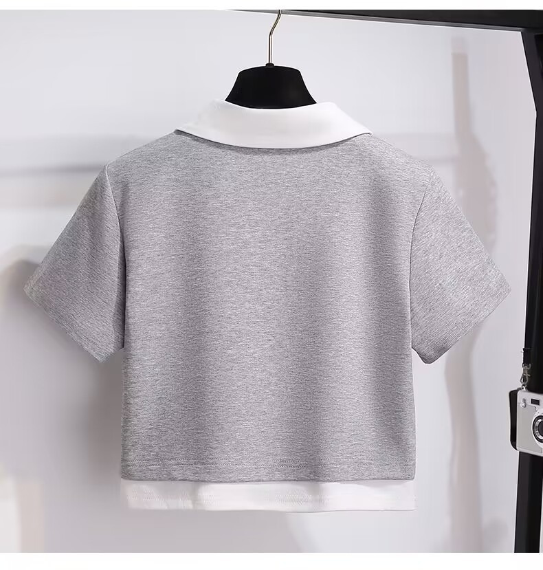 Casual Sports Suit For Women, Summer 2023 New Trendy Fashion Sweatshirt And Wide-leg Pants Two-piece Running Outfit_ecoleips.com