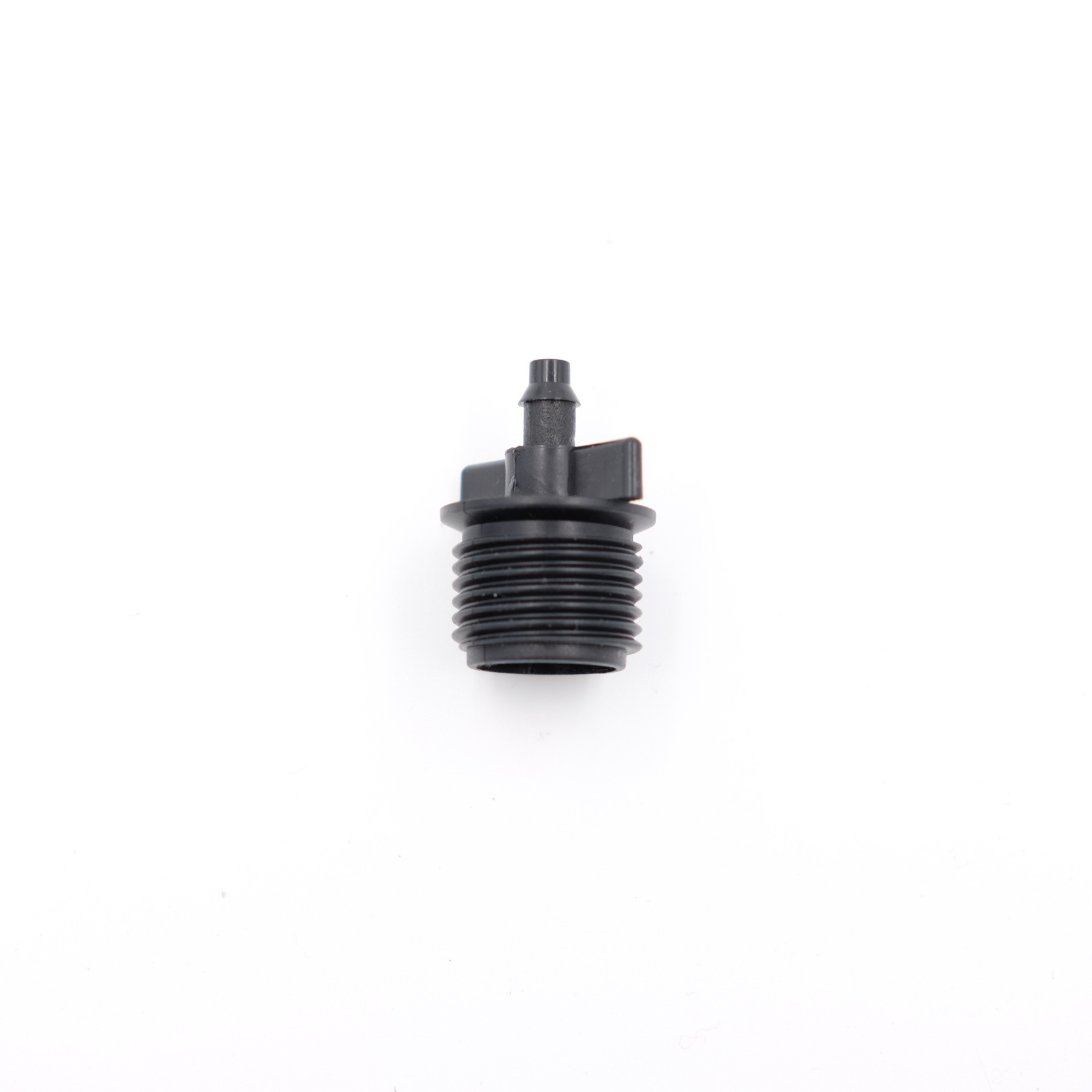 Conector de Rosca Macho 1/2 a 4/7mm de Plástico para Riego por Goteo