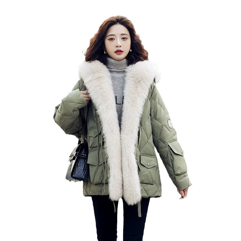 Winter velvet down jacket, duck down