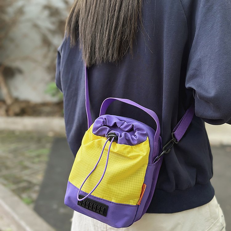 보라색과 노란색