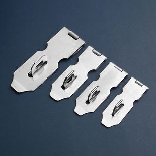 ✅ ✅ ✅ 304 Stainless Steel Hinge Buckle Sliding Door Lock Folding Lock Lotus Leaf Padlock Hinge Accessories Hinge Lock