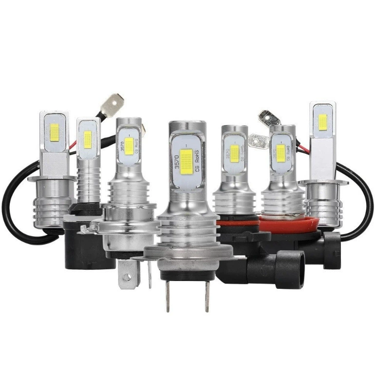 Иностранная торговля термальные продажи H1 H3 80W туман свет 2smd 4300K 3570 высокая мощность автомобильная LED противотуманная лампа