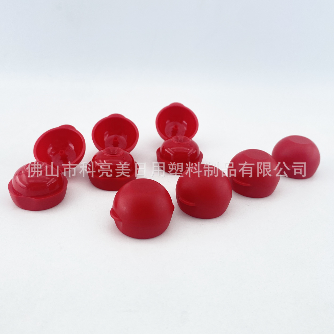 新品上市20牙口磨砂玻珠翻盖球形身体乳洗发水瓶盖掀盖