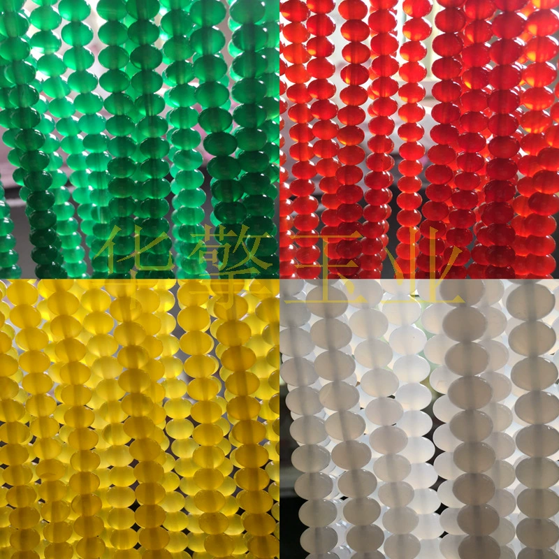 Оптовая продажа высококачественных халцедоновых бусинок натуральный халцедон бусины полуфабрикаты свободные бусины чистый халцедон Агат разные камни