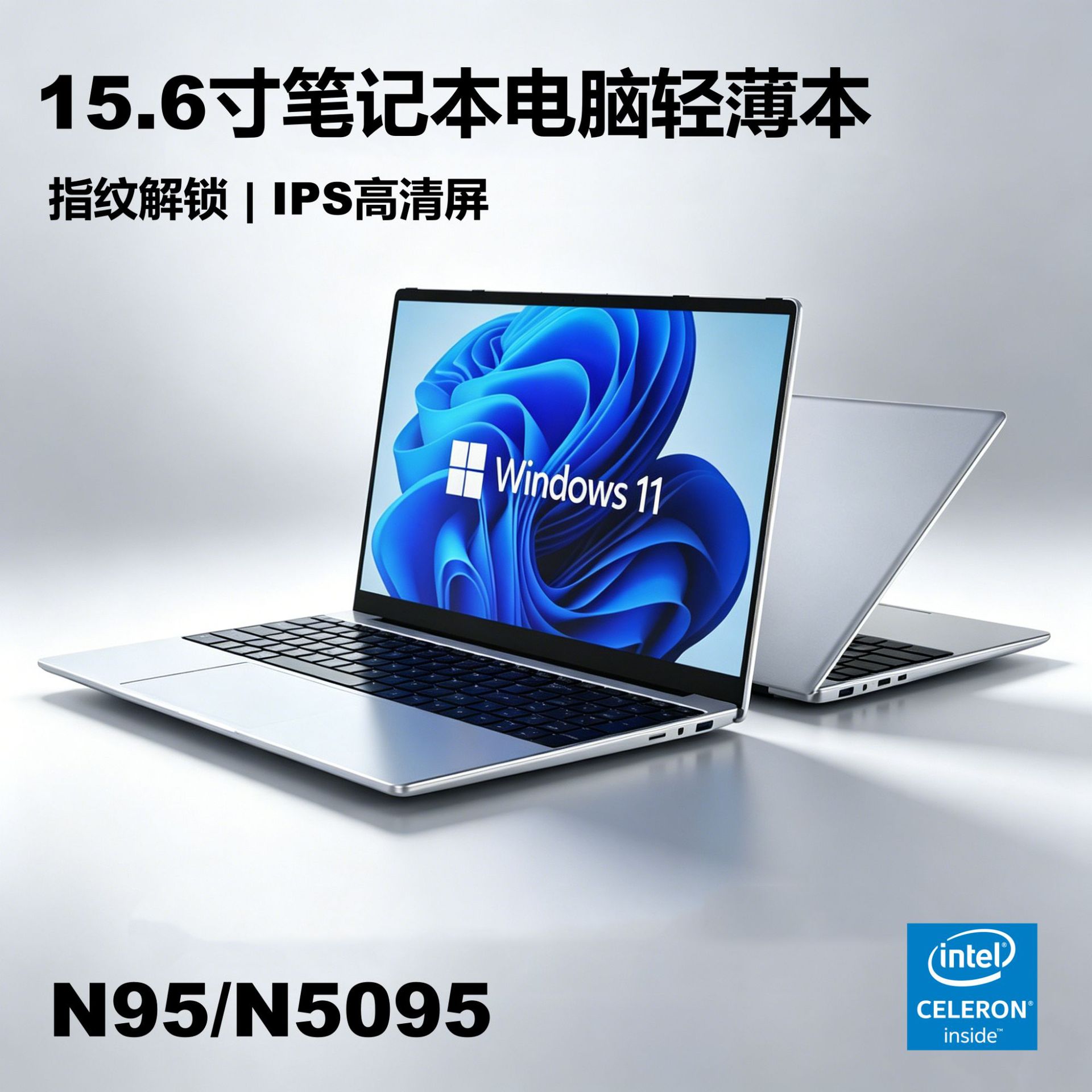 15.6inch Celeron N95/n5095 Business Office Ps Entertainment Gaming...