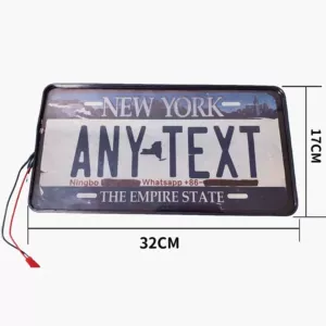 ABŞ Standart LCD Nömrə Çərçivəsi, Amerika və Kanada Avtomobil Nömrə Çərçivəsi