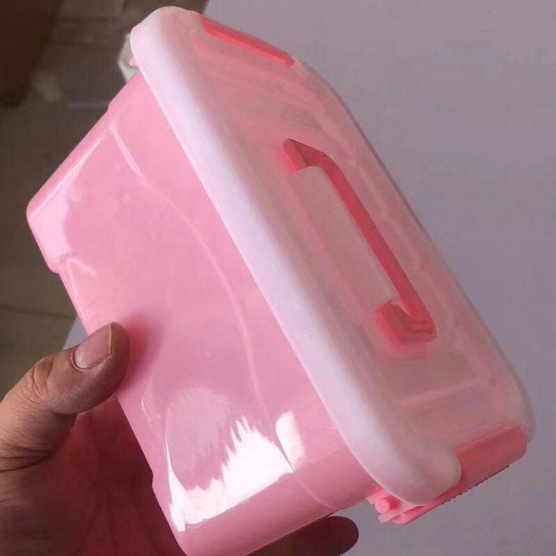 三層収納ボックス整理文房具収納ボックスデスクトップ折りたたみポータブル女の子子供玩具グーカードセット|undefined