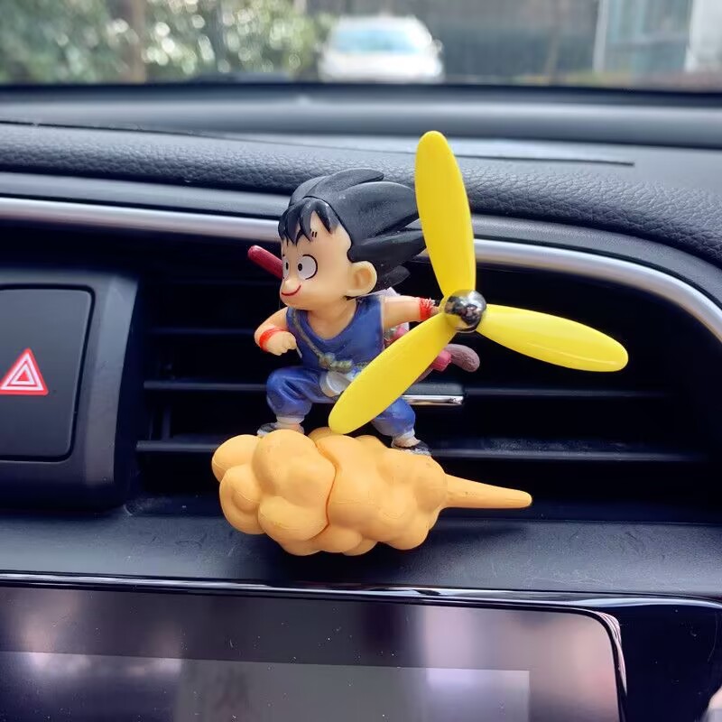 Dragon Ball Flying Wukong Decoración de clip de salida de aire de coche Aromaterapia Decoración de coche de anime lindo Decoración de coche