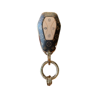 Pure Electric Shell Decorative Car Keychain — Car key bag