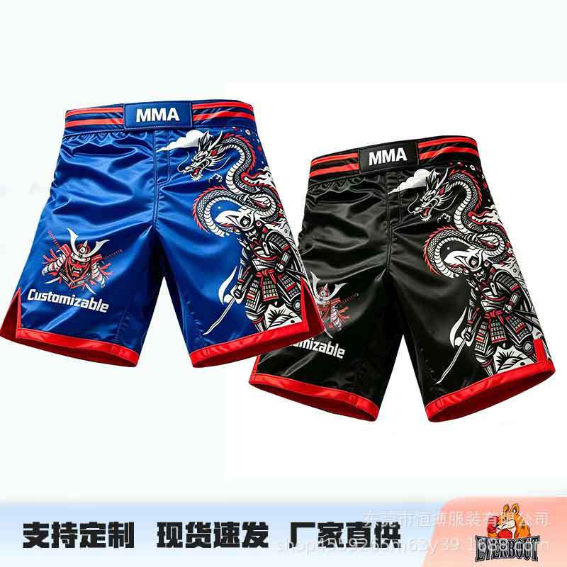 New Mma Muay Thai Fighting Training Quick-Dry Shorts, Durable Sports Shorts for Men and Women, Ufc Fitness Breathable Boxing Shorts