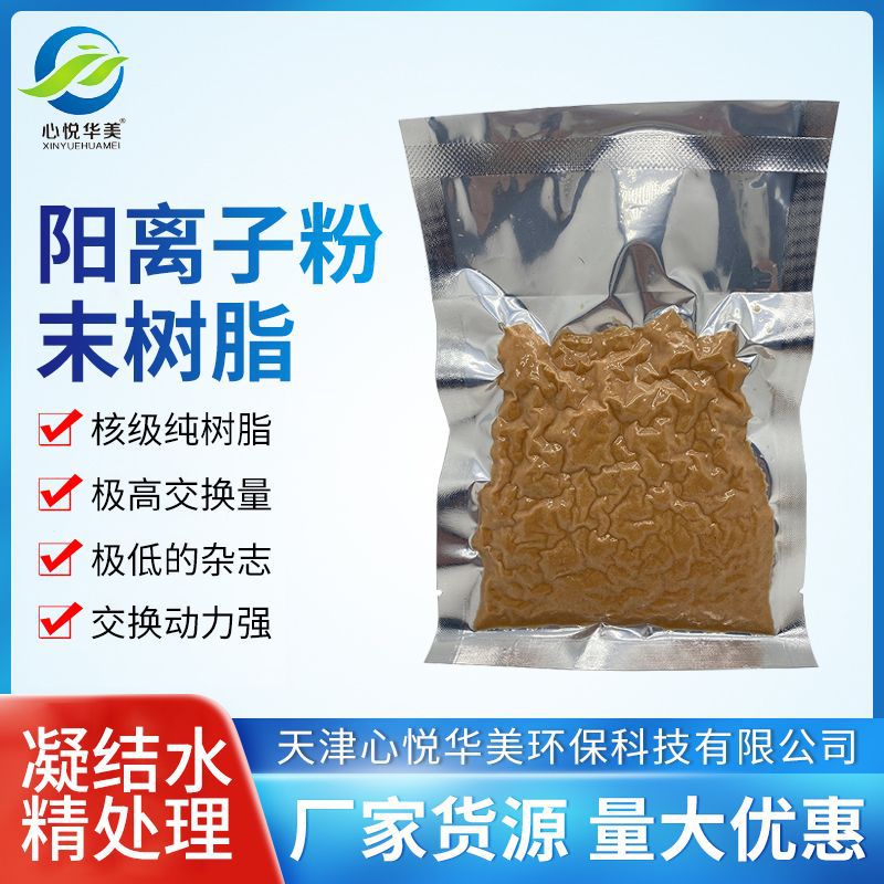 粉末阳离子树脂水凝结高速快效处理高效高纯度弱酸性耐高温