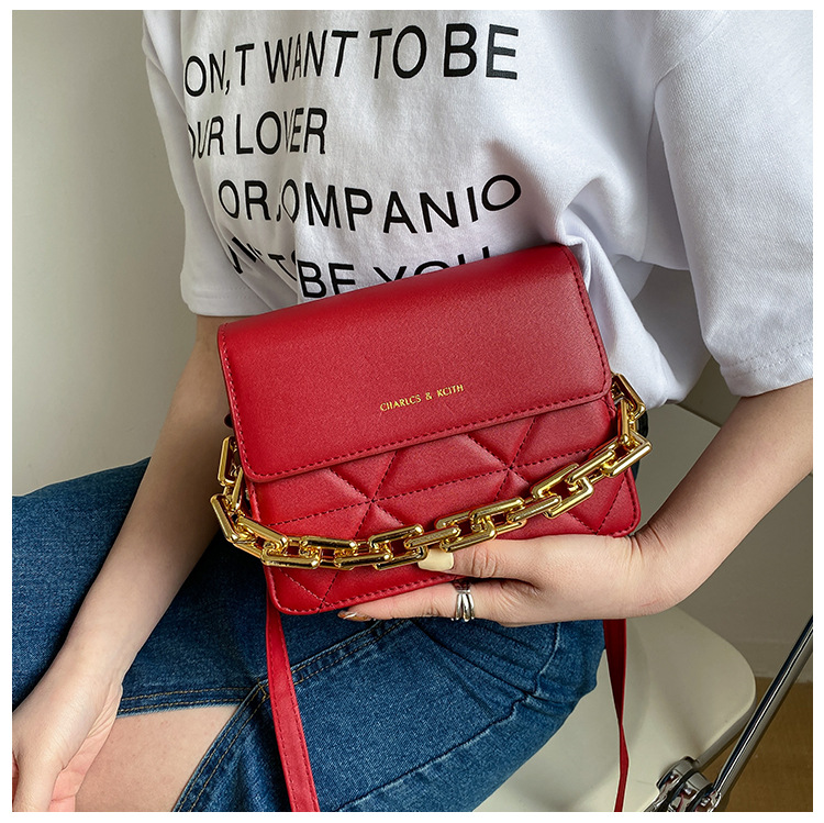 255g Weight Synthetic Leather Lining Material Magnetic Buckle Closure Type Single Shoulder Strap Strap Type Square Bag Bags Type Pu Leather Material Solid Color Pattern Streetwear Style Square Shape Khaki, White, Red, Black Color Small Size Small Pu Leather Streetwear Square Bag 4
