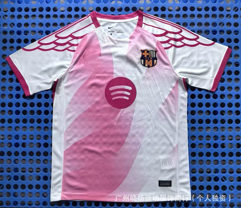 2526 新しいバルサ ファン エディション スペシャル エディション ジャージ トップ サッカー 半袖ジャージ スポーツ|undefined