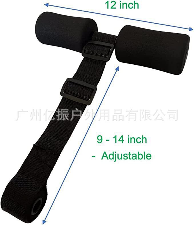 E 784 1Pcs Hamstring Curl Strap Sit up Machine Nordic