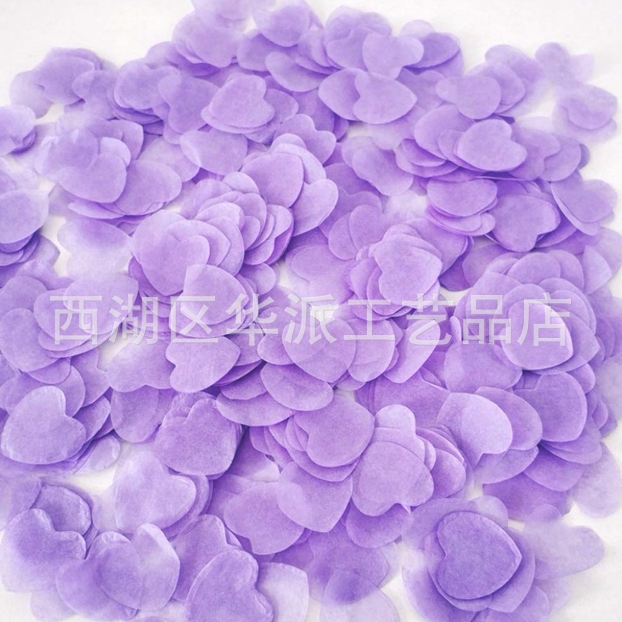 10g colorido 2.5cm confeti de amor fiesta de bodas de San Valentín sosteniendo pétalos globos transparentes relleno de bola de olas