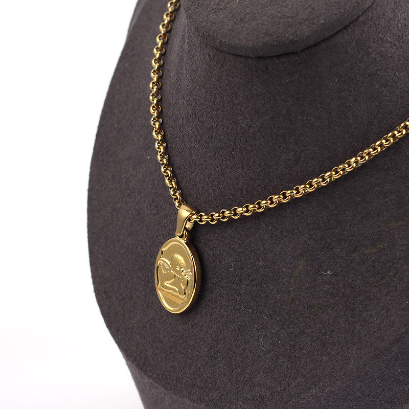 Holiday, Daily Occasion 304 Stainless Steel Material 1 Piece 304 Stainless Steel Angel Pendant