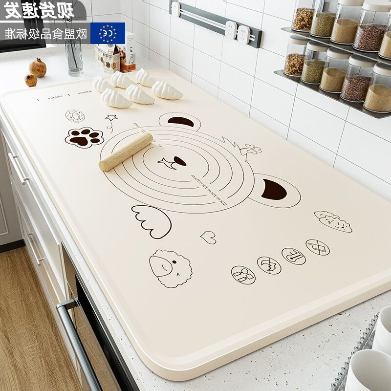 硅胶垫加厚揉面垫子食品级擀面垫家用案板大号厨房烘焙和面板|undefined