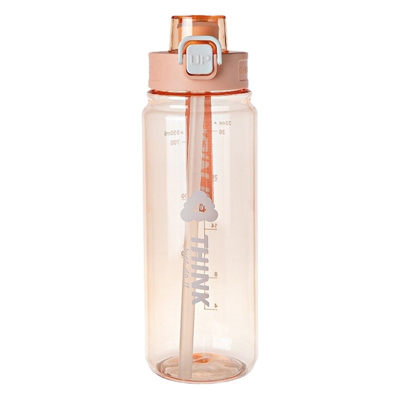 Gran Capacidad de los hombres y de las mujeres taza de plástico portátil con escala de regalo de negocios universal estudiante de plástico hervidor de agua