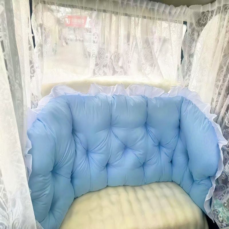 Dormitorio de estudiantes de triciclos para proteger la cintura cojín de cama grueso cojín antichoque cojín superior e inferior sofá de paquete suave gran almohada de respaldo