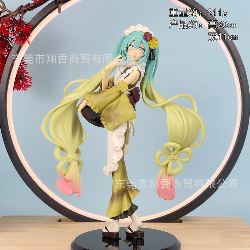 包邮灰姑娘初音手办睡美人长发洛天依公主水手服摆件批发代发|undefined