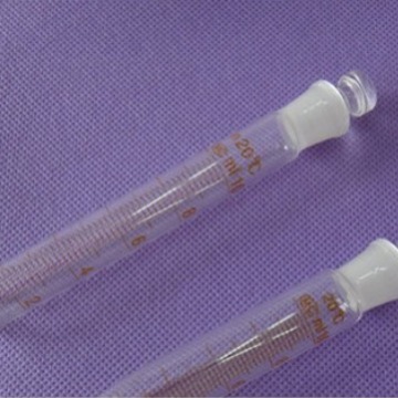 玻璃20ml25ml磨口圆底试管 标口刻度离心管 带塞 耐高温