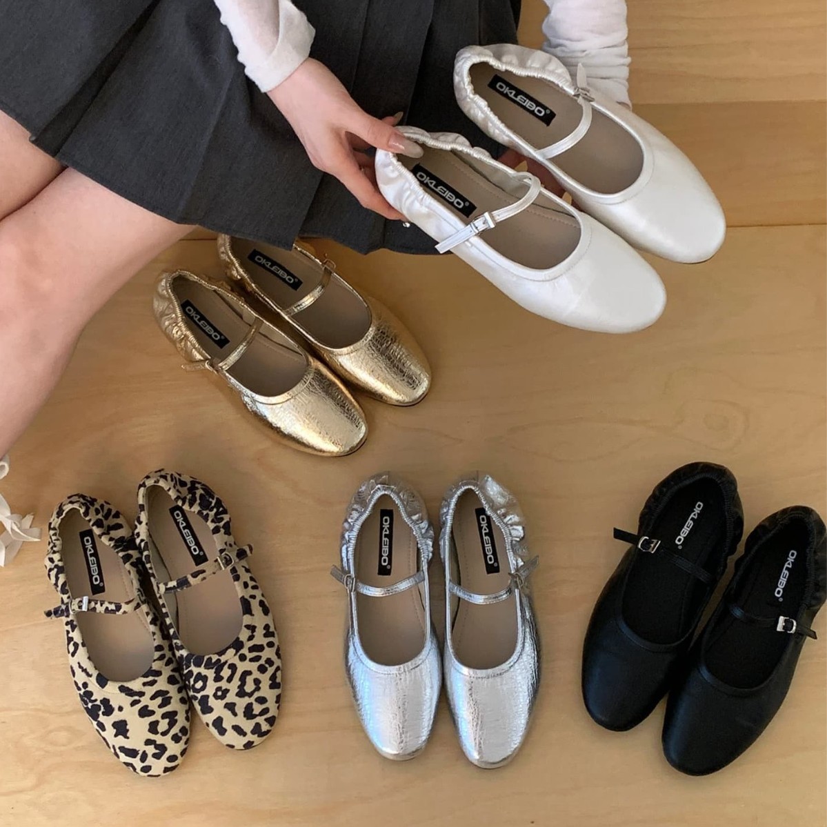 French-style Vintage Mary Jane Shoes For Women, Flat With A Buckle Strap, Low-cut Single Versatile Granny Shoes, Soft_vogvips.com