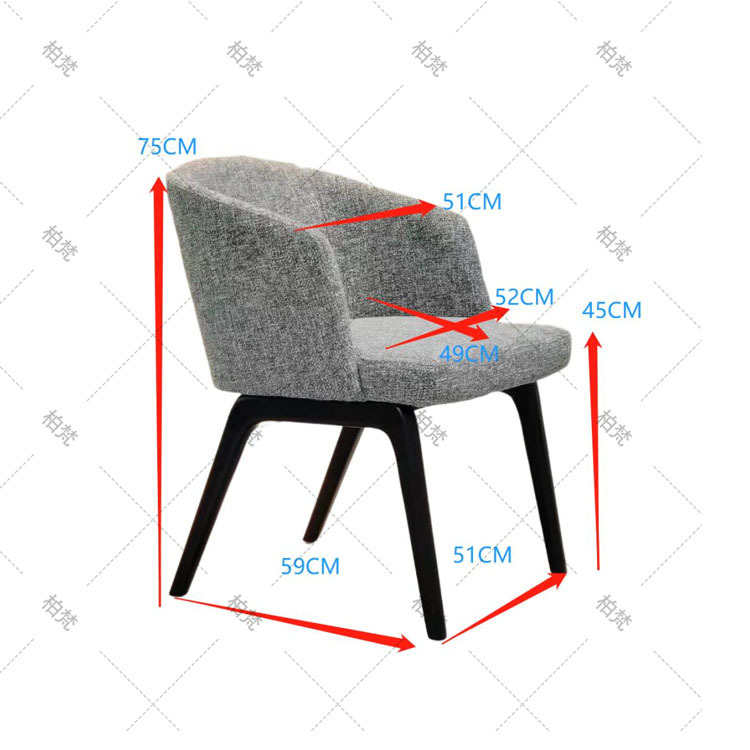 Sillas de comedor de alta gama para habitaciones privadas de hotel, sillas de comedor vintage de diseño, sillas de ratán de madera maciza, sillas de ocio, exclusivamente para suministro transfronterizo.