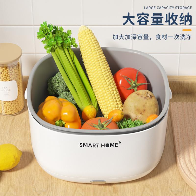 果物と野菜の洗浄、家庭用浄水器、携帯用自動残留物除去野菜洗浄機、食材排水、25新型果物と野菜の洗浄機|undefined