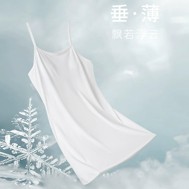 Силк пижама, длинный топ с чашками, slip dress, майка, средней длины