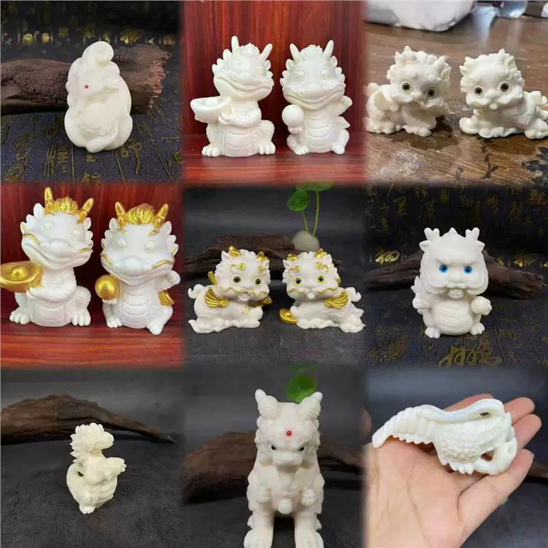 Резная фигурка слоника Пиксиу для привлечения богатства, дракона, единорога, омара, девятихвостой лисы, настольные украшения ручной работы
