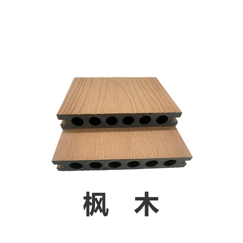 Piso de Madera Plástica Coextruida para Exterior Impermeable y Antideslizante para Patio y Terraza