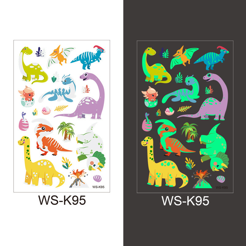 Tatuajes Temporales Infantiles Luminoso para Niños