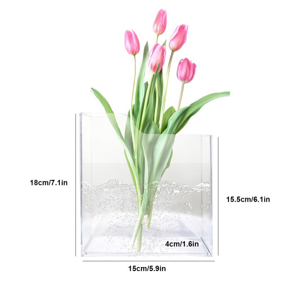 Shein Amazon Cross -border Explosion Transparent Book Vase Book of…