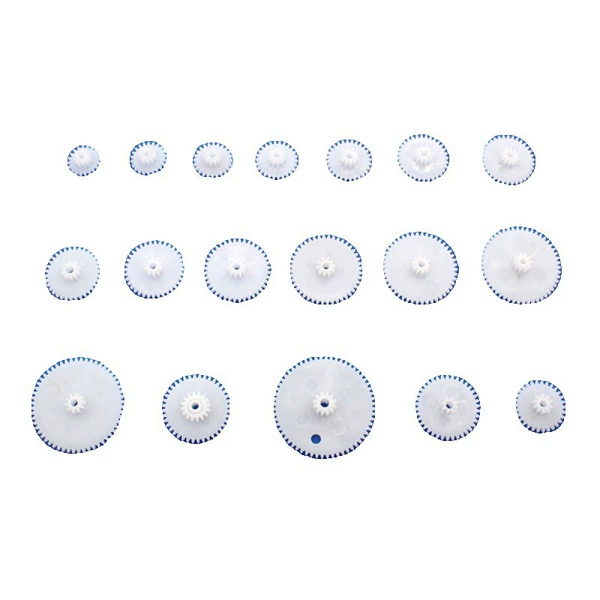 Double-layer plastic gear (2028B) 1 piece