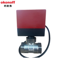 柯耐弗电动二通阀球阀DQ220空调配套DN20风机盘管两通阀执行器6分