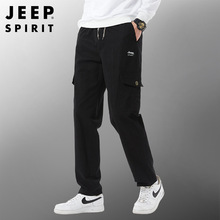 JEEP SPIRIT男士休闲工装裤男多袋弹力宽松休闲长裤HL7069