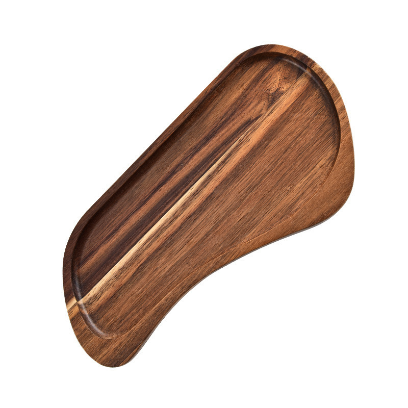 Fábrica directa de madera acacia madera doméstica sushi pizzeria tabla de pan platos de comedor tabla de corte venta al por mayor venta cruzada